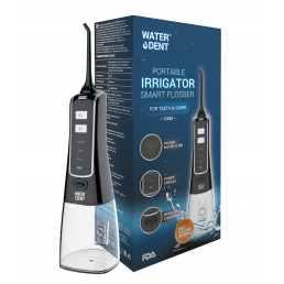 Ирригатор портативный  Smart Flosser V300 + жидкость д/ирригатора Антибактериальный комплекс 100 мл, WATERDENT