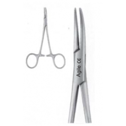 07-261 PRO Зажим изогнутый Halstead-Mosquito, 12,0 см, AGILE