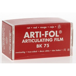 Копирка фольга BAUSCH 8мик. ВК75 прямая(рулон) красная двусторонняя (15м*75мм)