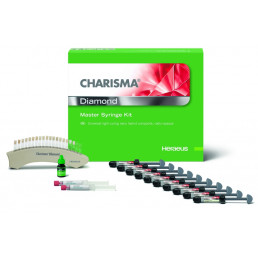 Харизма Даймонд Мастер кит (набор 10 шпр х 4 г + глума 2 бонд) Heraeus-Kulzer (Charisma Diamond Master Kit)