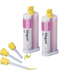 Силагум Лайт корригирующий слой (2 карт Х 50гр, бел/оранж) DMG