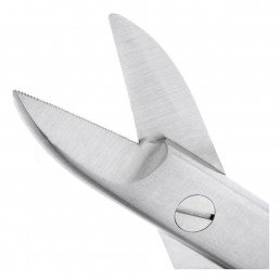 19-18 Ножницы коронковые прямые, 100 мм, зубчатые