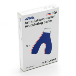 Копирка бумага HANEL 80мик. 480364 подкова красно/синяя (72листа) Coltene