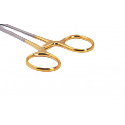 07-226 Иглодержатель хирургический прямой Crile Wood, 153 мм, карбид-вольфрамовые вставки (1шт) AGILE