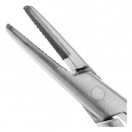 20-19 Иглодержатель микрохирургический прямой Castroviejo-Gomel TC,140 мм, карбид-вольфрамовые вставки