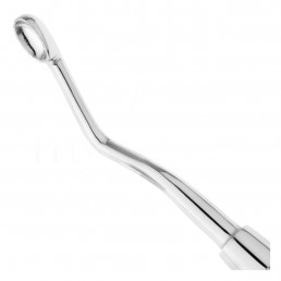 25-16 Ложка кюретажная Hemingway, овальная, 4,0 мм, изогнутая