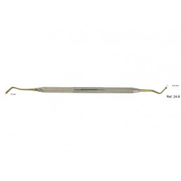 24-8 Гладилка-штопфер, жесткая-шарик, 2,0-2,4 мм, нитрид-титановое покрытие