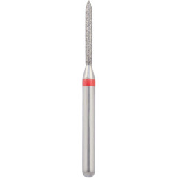 Бор алмазный 885-010F-FG (1шт) форма цилиндр остроконечный, мелкое зерно, NTI