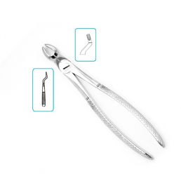 Щипцы для удаления зубов №67А верхние, для третьих моляров, AGILE