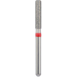 Бор алмазный 837KR-016F-FG (1шт) форма цилиндр, круглый кант, мелкое зерно, NTI