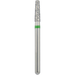Бор алмазный 846KR-016C-FG (1шт) форма конус, круглый кант, крупное зерно, NTI