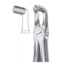 01-194 PRO Щипцы для удаления зубов №79A нижние, для третьих моляров, AGILE