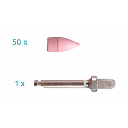 Энсмарт (50 шт + 1 мандрель), силиконовые полиры, мягкий, пуля, Кагаяки (Kagayaki Ensmart)
