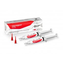 Гиалудент Гель (2*2,5 мл) Гель для комплексного лечения и профилактики заболеваний пародонта, Омега-дент