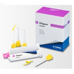 Силагум Медиум корригирующий слой (2 карт Х 50гр, бел/фиолет) DMG