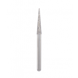 Бор алмазный 859-018M-FG (1шт) форма конус, остроконечный, среднее зерно, NTI