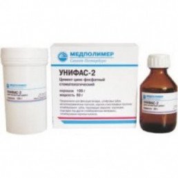 Унифас-2 (100г пор.+60мл.) цинкфосфатный цемент "Медполимер"