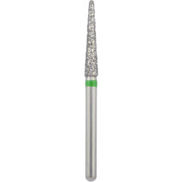 Бор алмазный 850KR-018C-FG (1шт) форма конус, круглый кант, крупное зерно, NTI