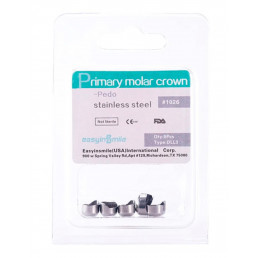 DLL3, Коронки из нержавеющей стали для временных зубов (5шт.), EASYINSMILE