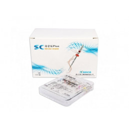 Файл SC PLUS машинный 25мм Ассорти (6шт.) с памятью формы SOCO (СОХО)