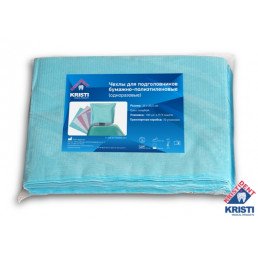 Чехлы для подголовников 33x26,5(ШхВ) голубые(100шт)  Кристидент 