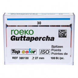 Гуттаперча ROEKO Top Color .02 №30 (100шт)