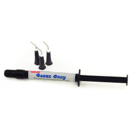 Флекс флоу цвет A1 (1шпр*2г) Текучий полимерный материал светового отвержд. для временного пломбирования, СтомаДент