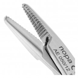 AE 050/12 Иглодержатель хирургический прямой Derf, 125 мм, NOPA