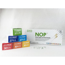 Иглы карпульные NOP 30мм*0.4 27G (уп 100шт) Spident
