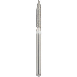 Бор алмазный 862-014UF-FG (1шт) форма конус, мелкое зерно, NTI
