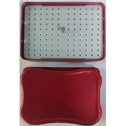 Подставка для боров металл, автоклавир. 120 отверстий (Красный) 