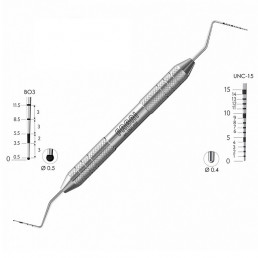 Зонд  двусторонний пародонтологический мерный, Fabri