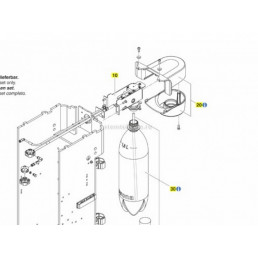 Держатель бутылки для установки INTEGO, Sirona
