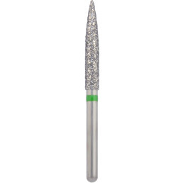 Бор алмазный 864-018C-FG (1шт) форма пламевидный, крупное зерно, NTI