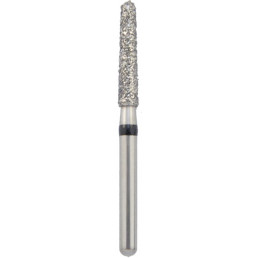 Бор алмазный 856L-018SC-FG (1шт) форма конус круглый длинный, мелкое зерно, NTI