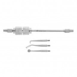 16-5 Коронкосниматель ручной nach Morell, двухсторонний, в компл 3 насадки