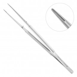 40-44A Пинцет микро анатомический прямой 18,0 см 