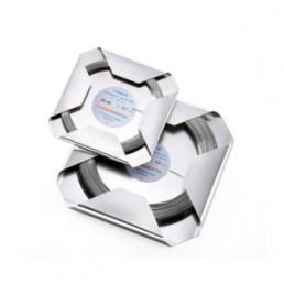 Проволока ортодонтическая, хром-никелевый сплав, сверхжесткая, диаметр 0,8 мм, катушка 20 м, Lewa-Dental