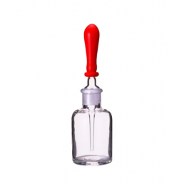 Капельница Страшейна 2-60 мл, светлое стекло, с притертой пробкой-пипеткой (уп/12 шт) МиниМед