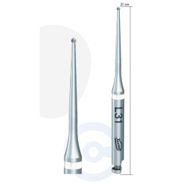 Бор твердосплавный H1SML31.205.006 (1 шт) Форма: шаровидный, удлиненная шейка. Komet Dental