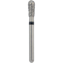 Бор алмазный 830L-021SC-FG (1шт) форма грушевидный длинный, крупное зерно, NTI