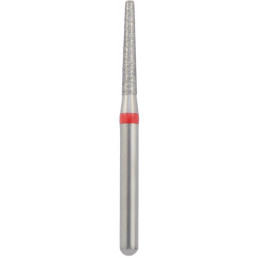 Бор алмазный 847-014F-FG (1шт) форма конус плоский, мелкое зерно, NTI