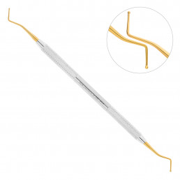 24-4 Штопфер двусторонний, шарик-шарик, 1,3-0,9 мм, нитрид-титановое покрытие