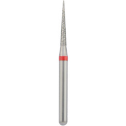 Бор алмазный 858-012F-FG (1шт) форма конус, остроконечный, мелкое зерно, NTI