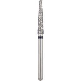 Бор алмазный 850KR-018SC-FG (1шт) форма конус, круглый кант, крупное зерно, NTI