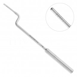 40-80 Остеотом изогнутый bajonett, 2,8 мм, вогнутый кончик, 6-8-10-12-14-16 мм