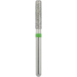 Бор алмазный 837KR-018C-FG (1шт) форма цилиндр, круглый кант, крупное зерно, NTI