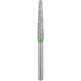 Бор алмазный 850L-018C-FG (1шт) форма конус длинный, крупное зерно, NTI