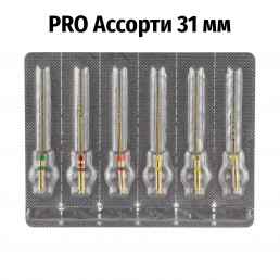 Файл SC PRO машинный 31мм Ассорти (6шт.) с памятью формы SOCO  (СОХО)