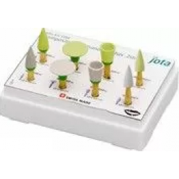 Набор полиров с алмазной крошкой (8 шт) двухэтапная система полировки композитов, JOTA